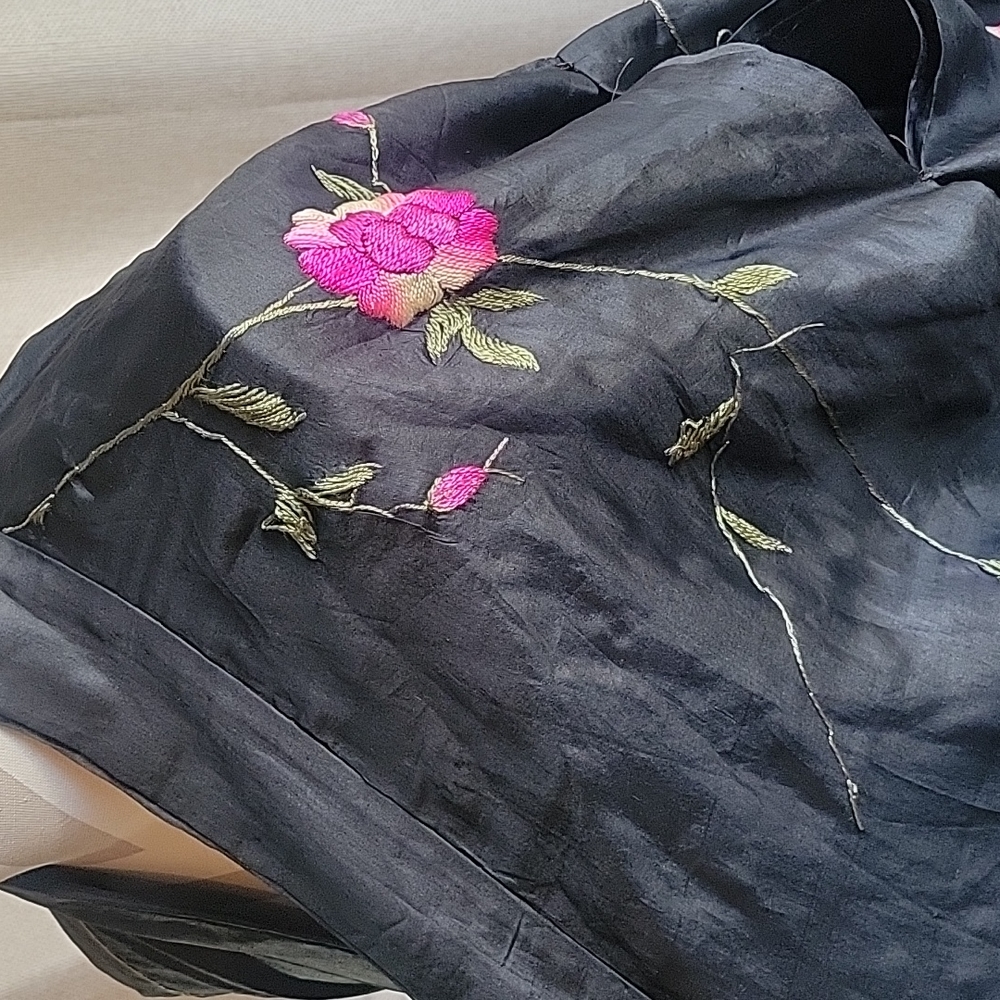 Handmade Kimono Hand embroidery on front back and sleeves Coachella 2026 - Picture 3 of 7